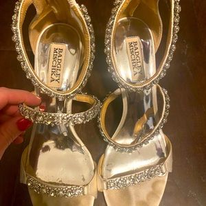 badgley mischka wedding shoes size 7.5